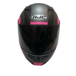HJC HJ-09 Full Face Motorcycle Helmet Size Small Black/Pink DOT Certified